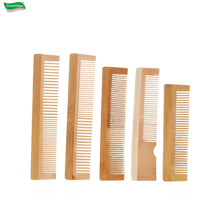 Bamboo  Nature Wooden Hair Comb Bamboo Comb Private Label Brand Comb for Home Travel