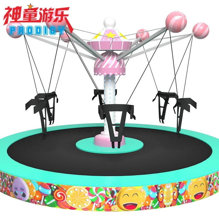 China popular jumping bungee trampoline 6 baby lollipop rotating bungee