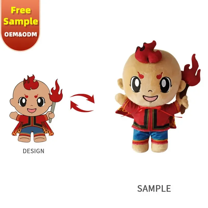 custom Cartoon Anime figure Doll Toy Manufacturer Make Your Own design animal plush toy