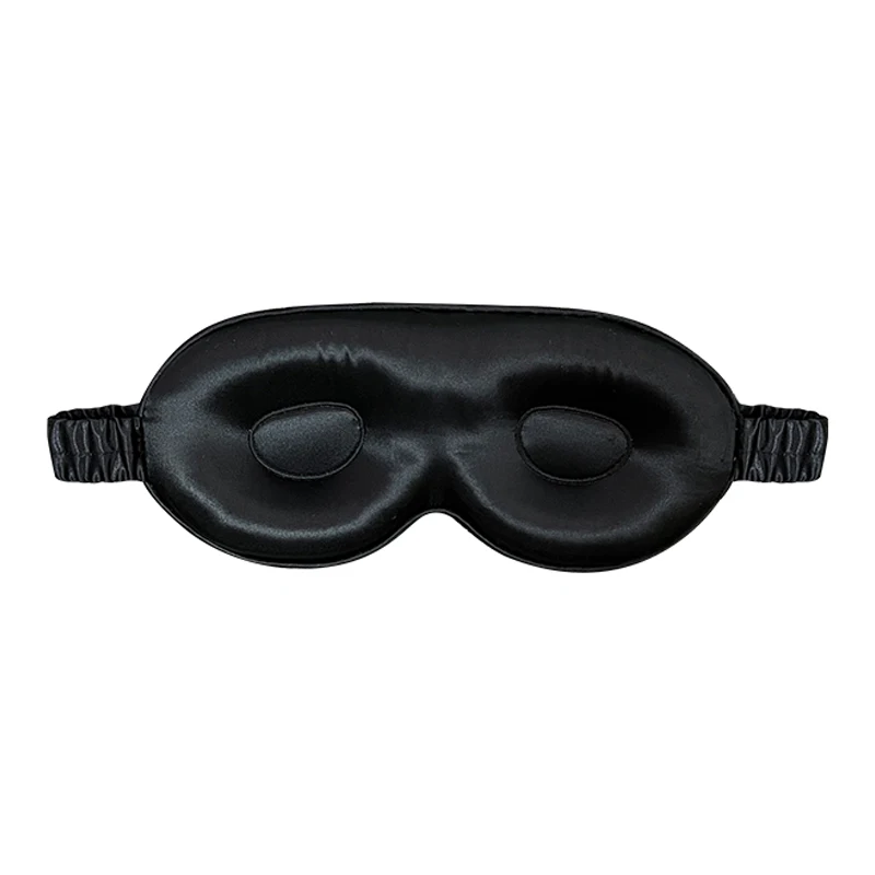 New Arrival Custom Logo Label Mulberry Sleepmask Eyemask Silk 3d Eye Mask