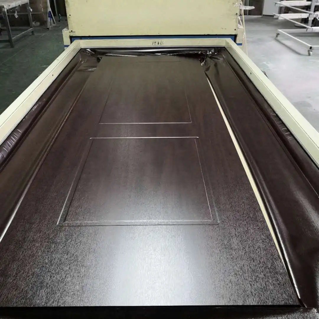 factory price laminated extrusion interior full hollow wpc doors with door frame