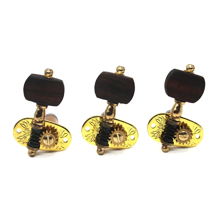 Rosewood Bearing Guitar Tuning Pegs Guitar Accessories Gold Classical Guitar Tuning Peg