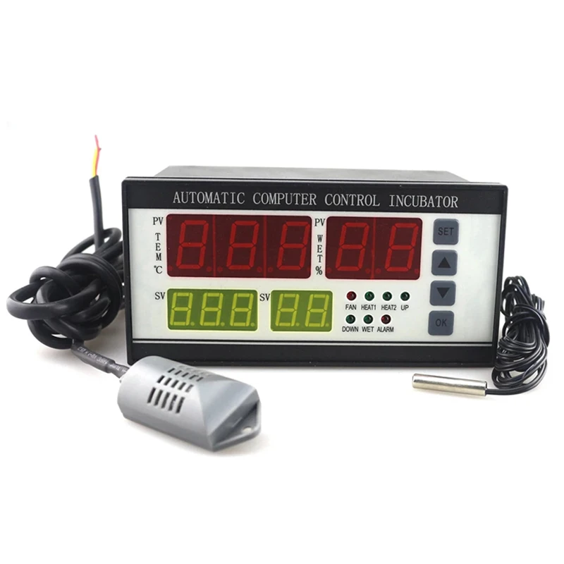 XM-18 220v Thermostat  Hygrostat Full Automatic Microcomputer Control Temperature Humidity Sensor Controller for Incubator Egg