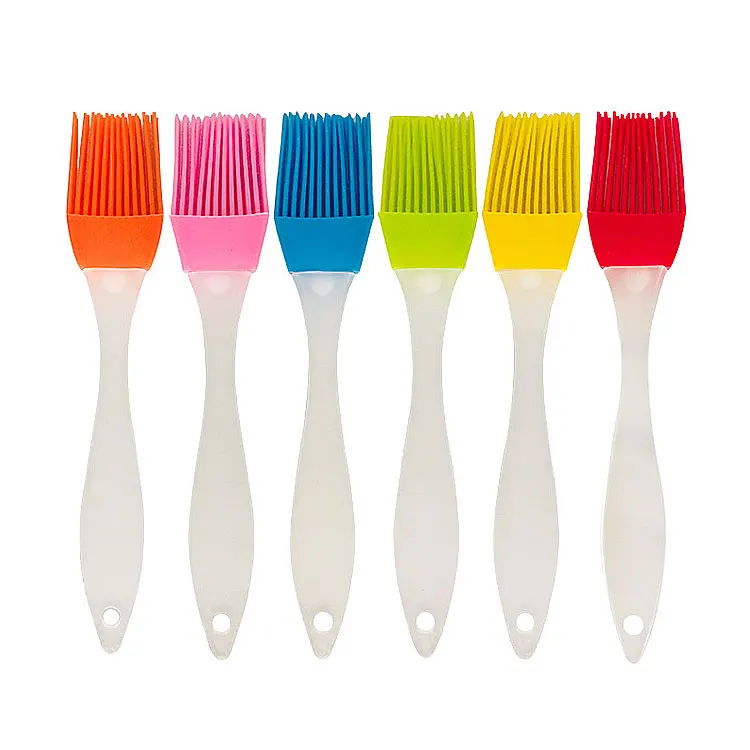 Домашние кухонные инструменты для выпечки высокотемпературная пищевая пластиковая ручка силиконовая щетка масла