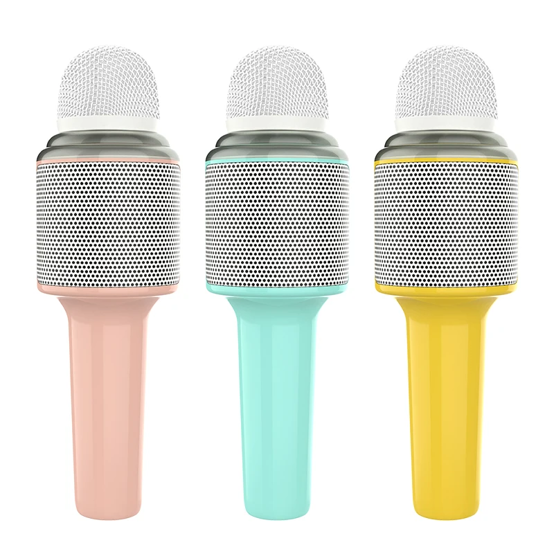 Interview Wireless Karaoke Handheld Headset Microphone Capsule USB Player Mic Speaker KTV Mike