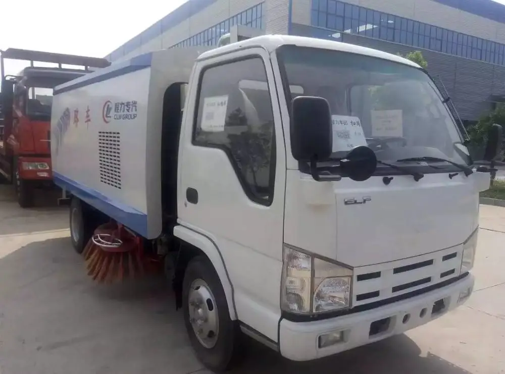Japanese brand high quality 2 to 5 tons road sweeper trucks factory price for sale