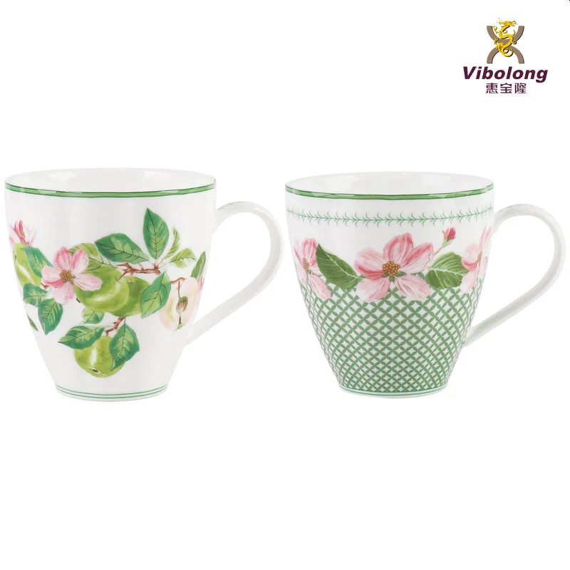 Supplies Ceramic Coffee Cup and Saucer Set with Handle New Bone China Tea With Saucer Mugs & Cups