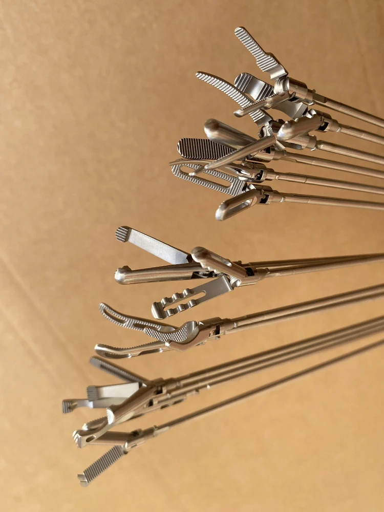 Direct manufacturer laparoscopic instruments OEM medical parts,different type forceps head/ handle
