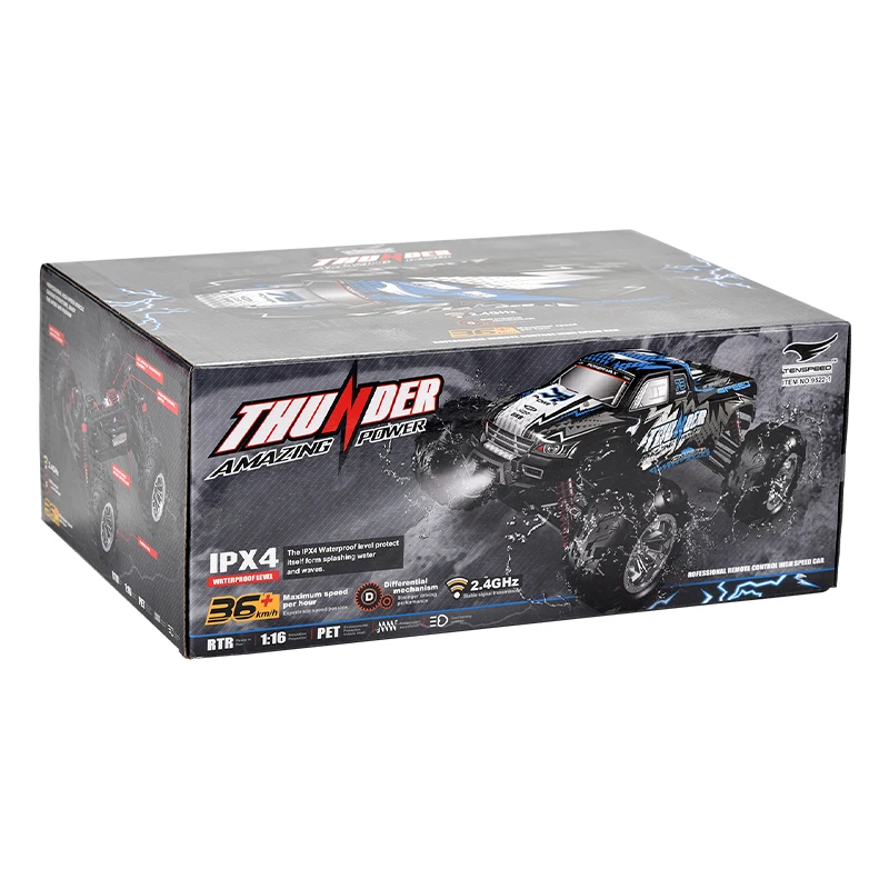 1:16 High-speed car full proportion four-wheel drive racing off-road vehicle rc car electric remote control toy car