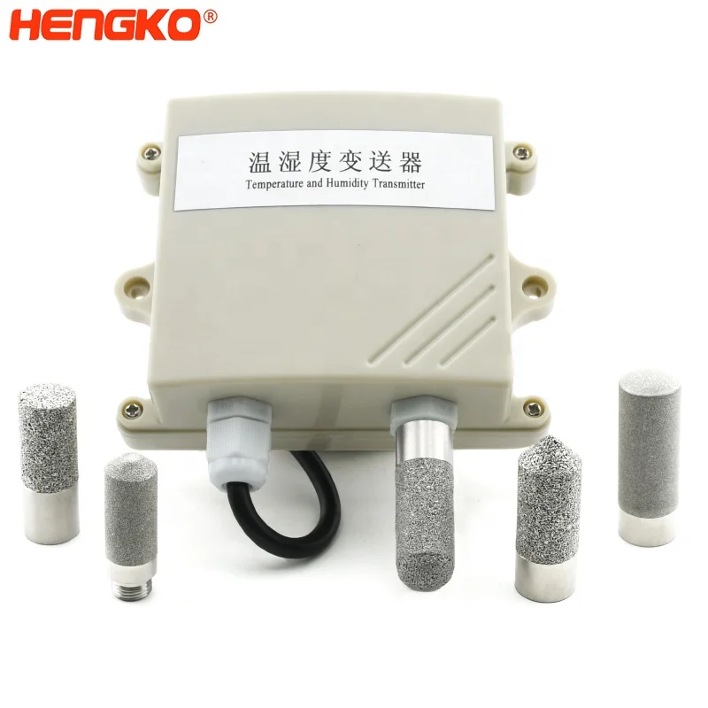  2%RH temperature and humidity transmitter with exchangeable sensor probe for cleanrooms / light industrial