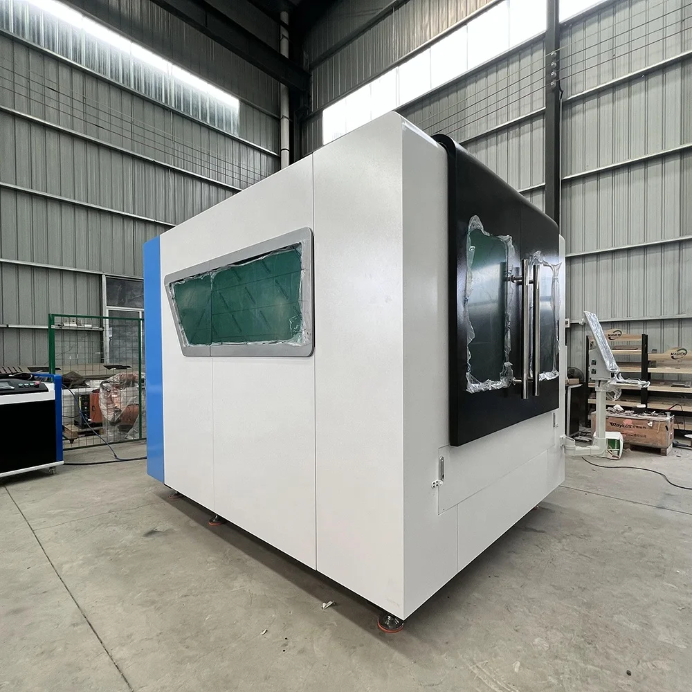 MKLASER 1515 High precision carbon Stainless steel Metal 1000W  Mini fiber laser cutting machine price