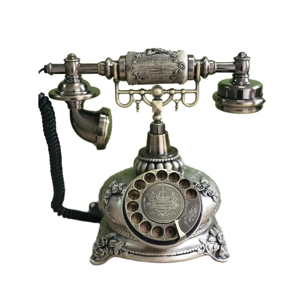 European-Style Turntable Telephone Retro Idyllic-Style Landline Telephones Wholesales