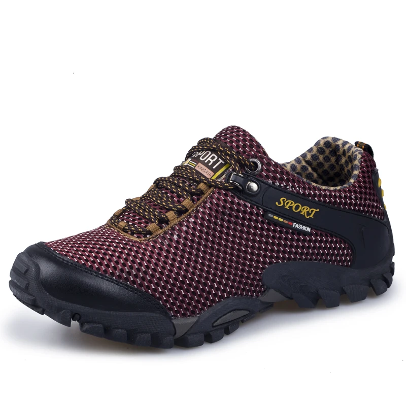 Low Price Men Women Breathable Sneakers Trekking Hiking Shoes Camping Outdoor Sports Shoes