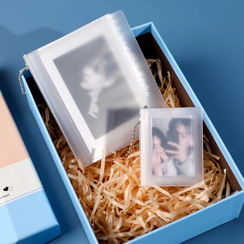 Transparent Frosted Photo Album Small Photocard Holder Idol Instax Album Card Name Collect Book Photocard Binder Album De Fotos