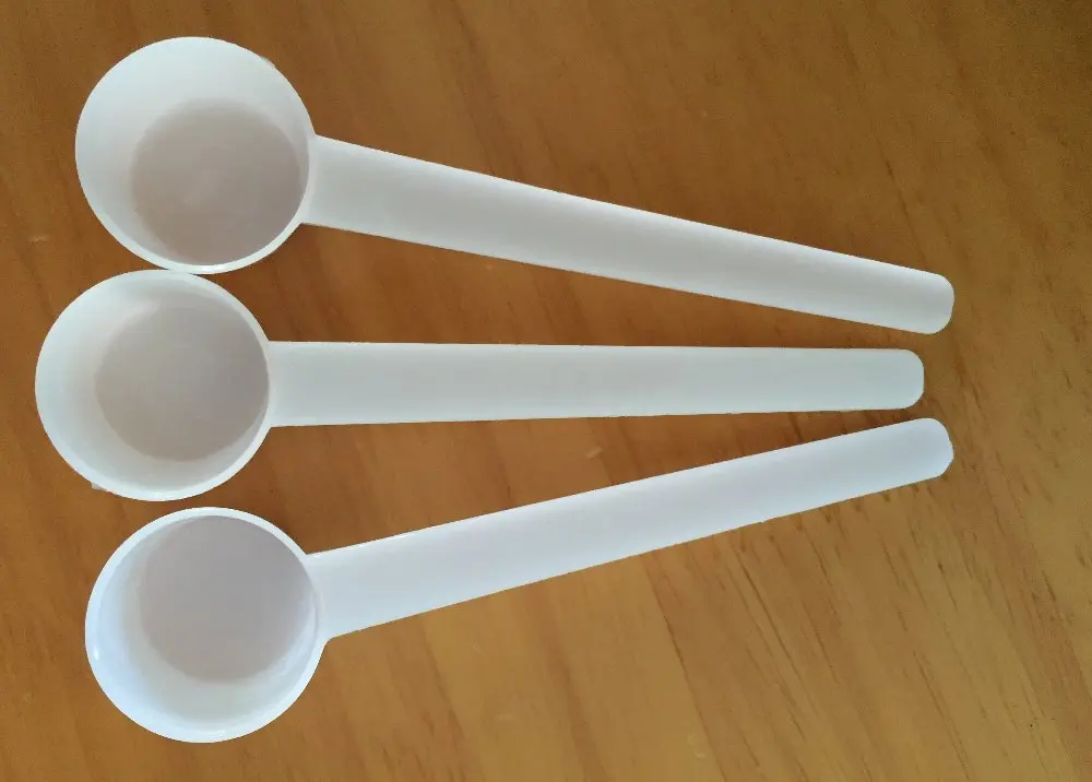 Plastic Coffee Scoop/ Spoon 5g White Color