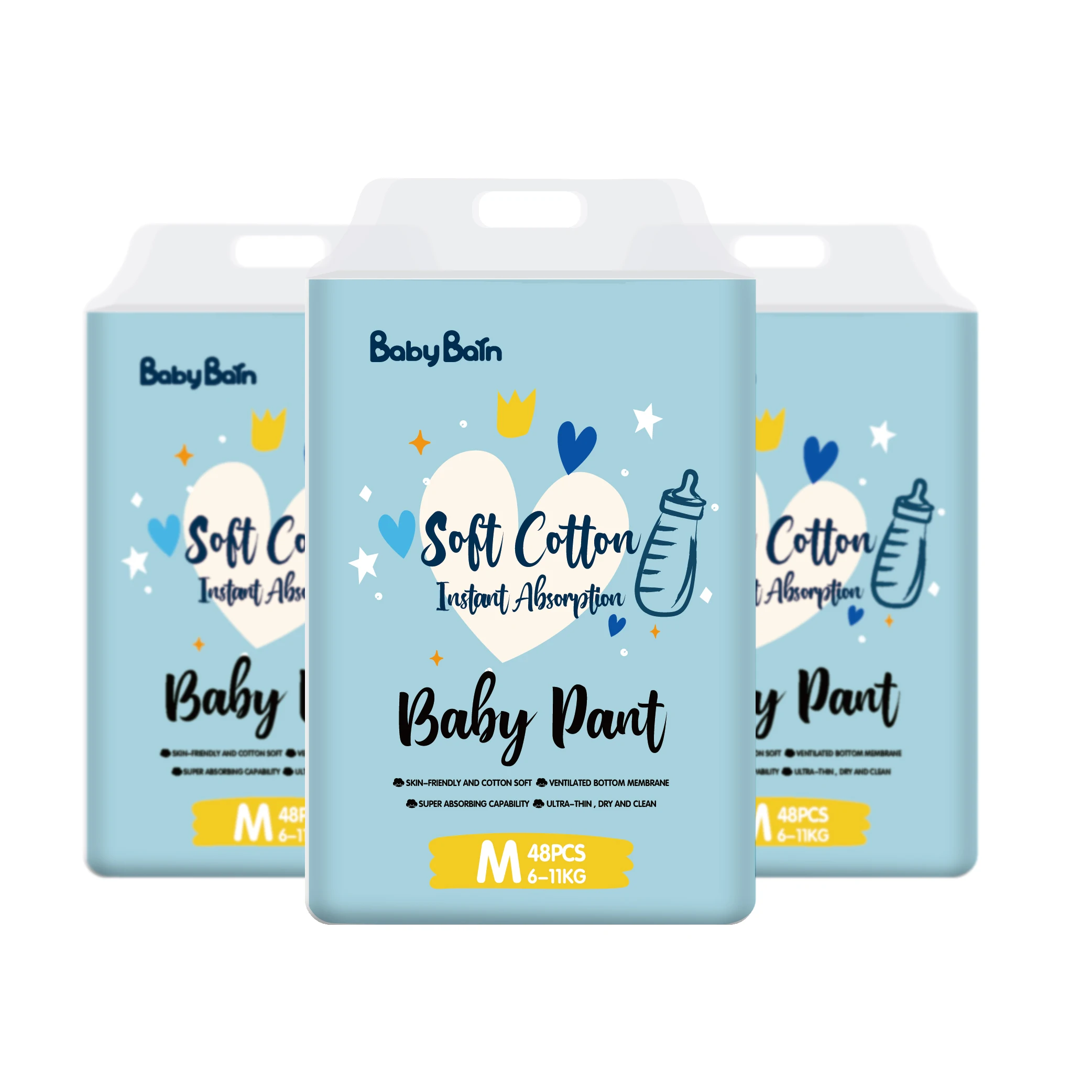 Top A Grade Best Premium Baby Diaper Pull up Pants OEM Wholesale Breathable Comfortable Baby Training Pants