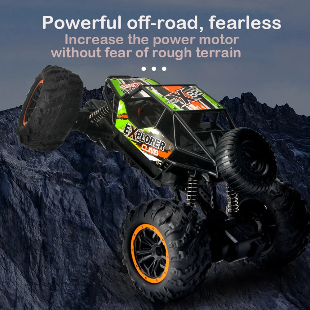 Battery Operated 2.4GHZ Off-road Remote Control Cross country Radio Control  Car Toys RC Vehicle RC Stunt Car For Kids Boy Toy