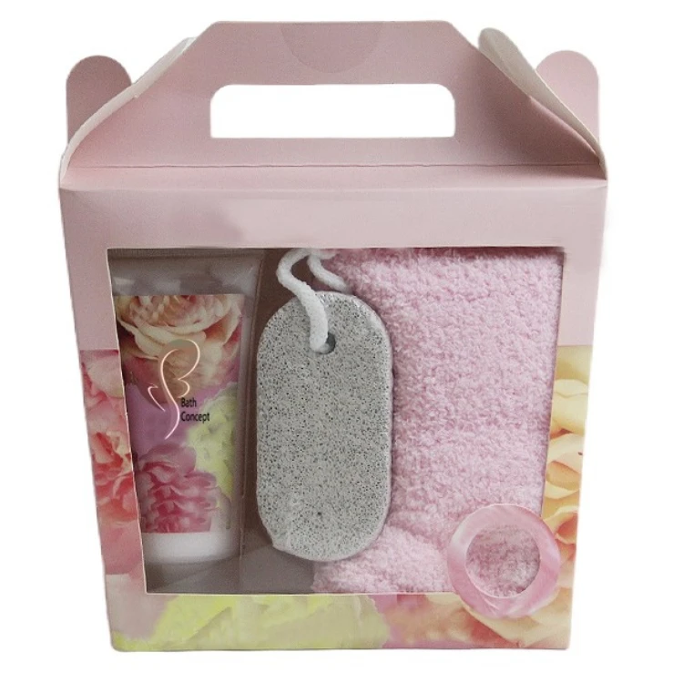 Private Label Sea Salt Bath Gift Set Natural Private Label Spa Luxury Relaxing Bath Gift Shower Set for Women