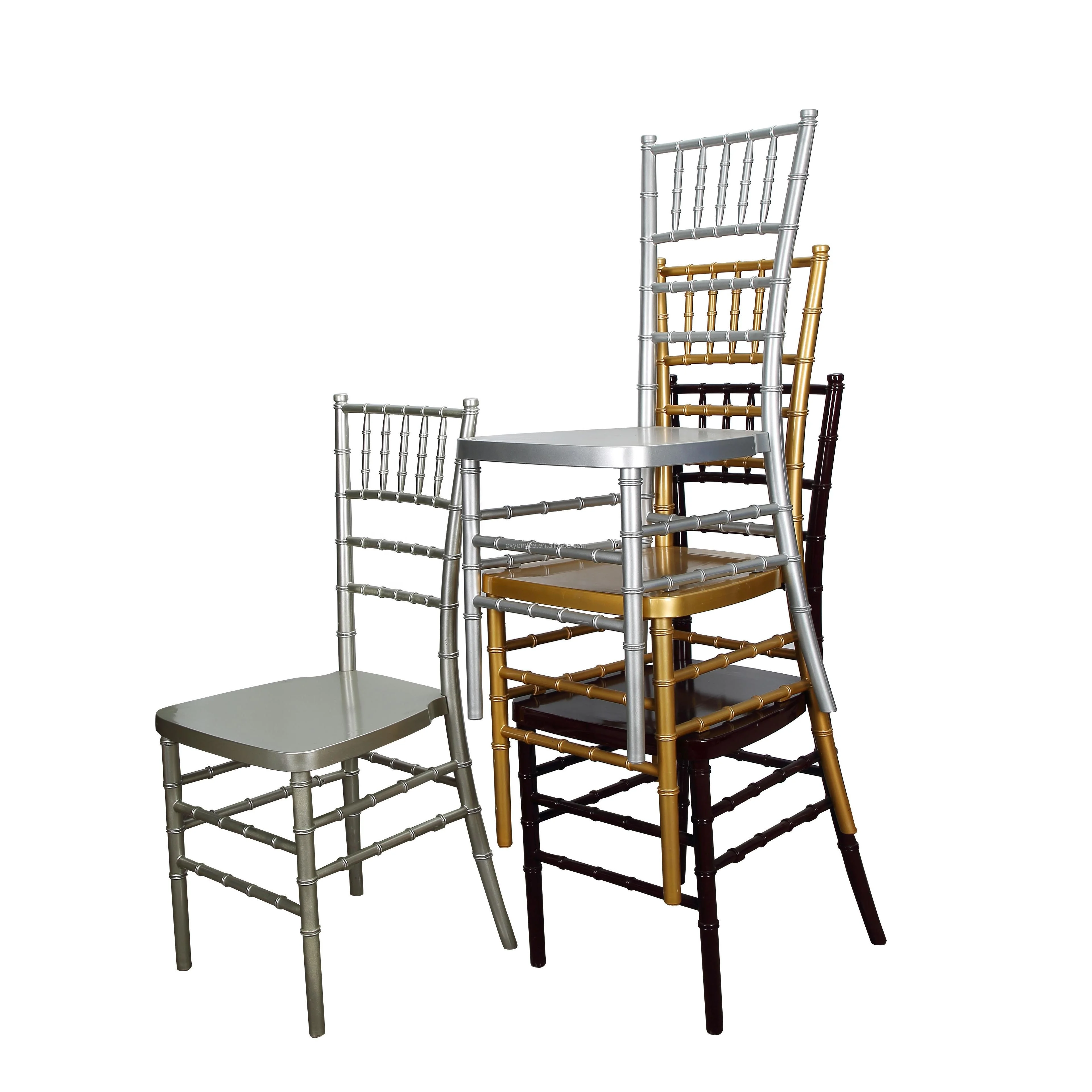 Wholesale Golden Wedding banquet party event Tiffany Chivari upholstered chair chiavari chairs for sale