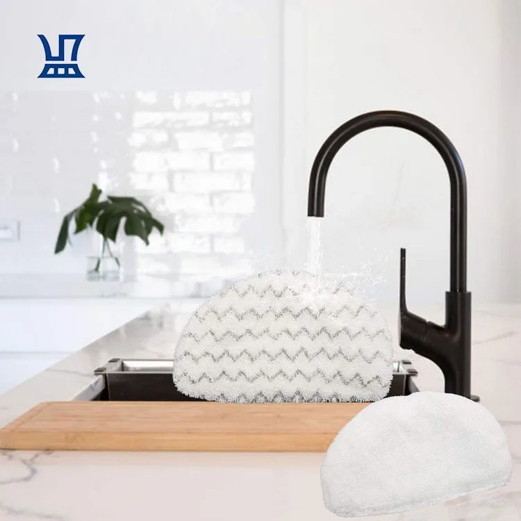 
Free Shipping 6 Pieces Washable Microfiber Steam Mop Pads Compatible with Bissell Powerfresh Steam Mop 