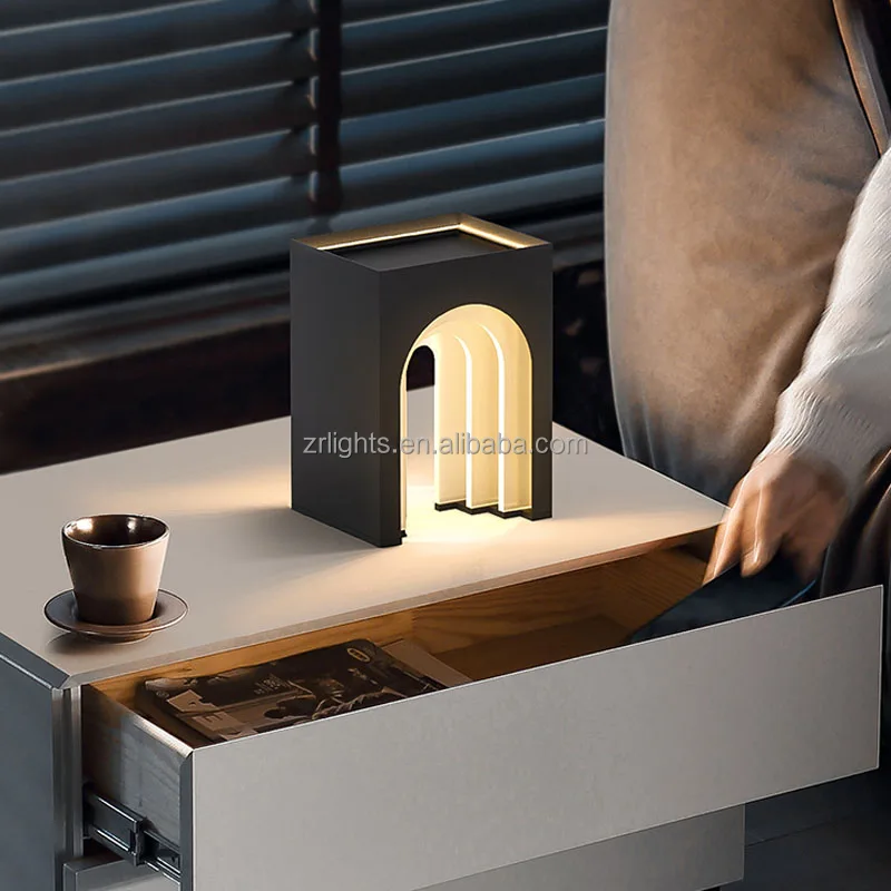 Hot Sale solar LED Stainless Steel Pillar Light Decoration Lamps Garden Light USB Charger Rechargeable Portable Table Lamp