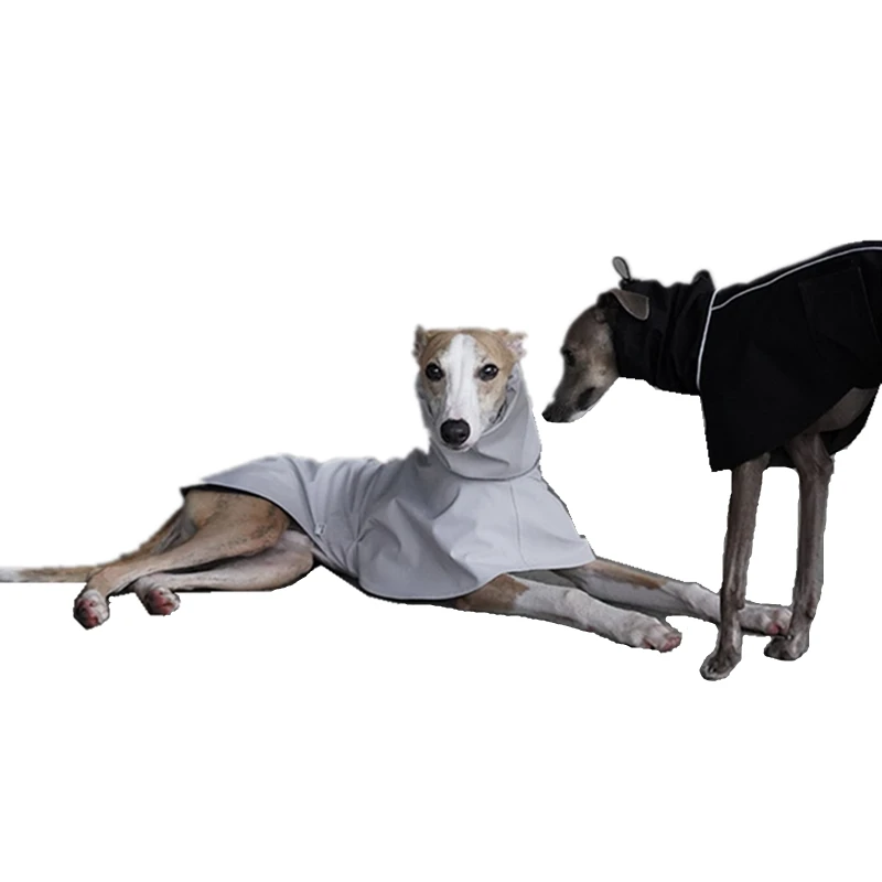 Customized High Quality Classic Dog Raincoats Waterproof Slicker Lightweight Breathable Dog Rain Poncho Jacket For Large Dogs