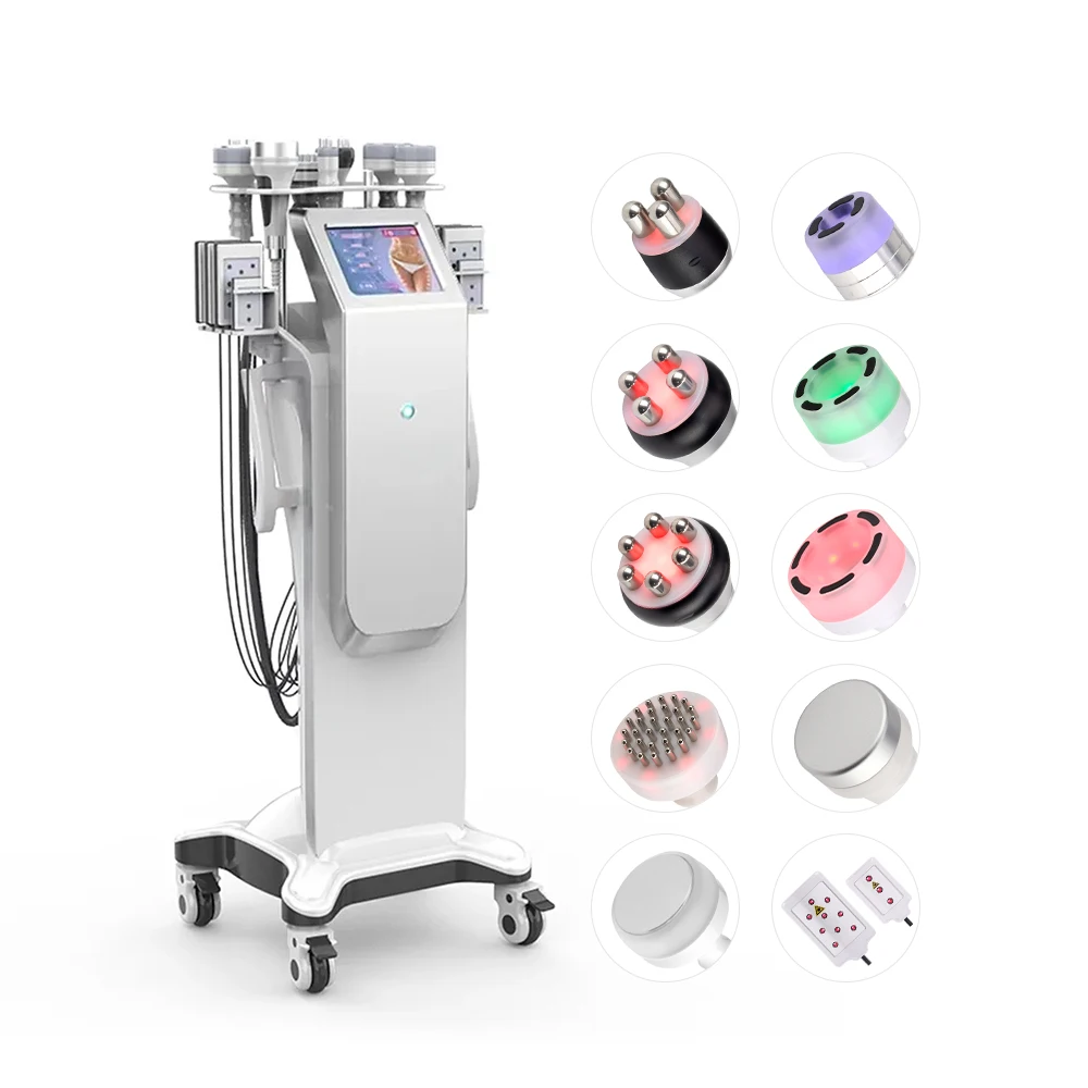 Vertical sap 10in1 80k weight loss machine RFs skin tightening bio brush vacuum 80k cavit machine 80 k