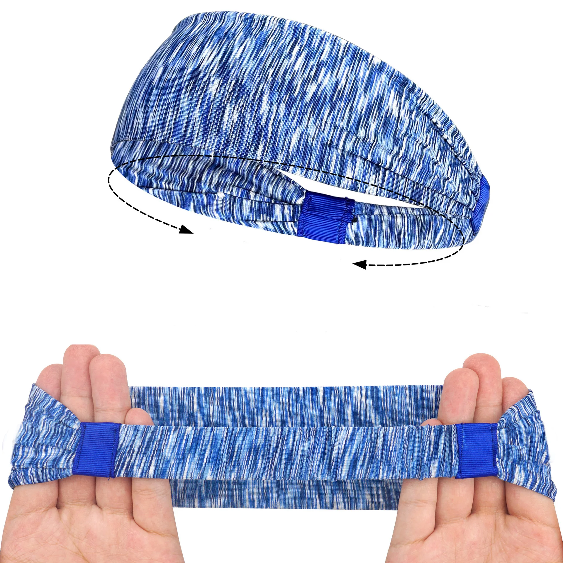 Wholesale New Fashion Headband Comfortable Elastic Sweatband Designer Sports Headband
