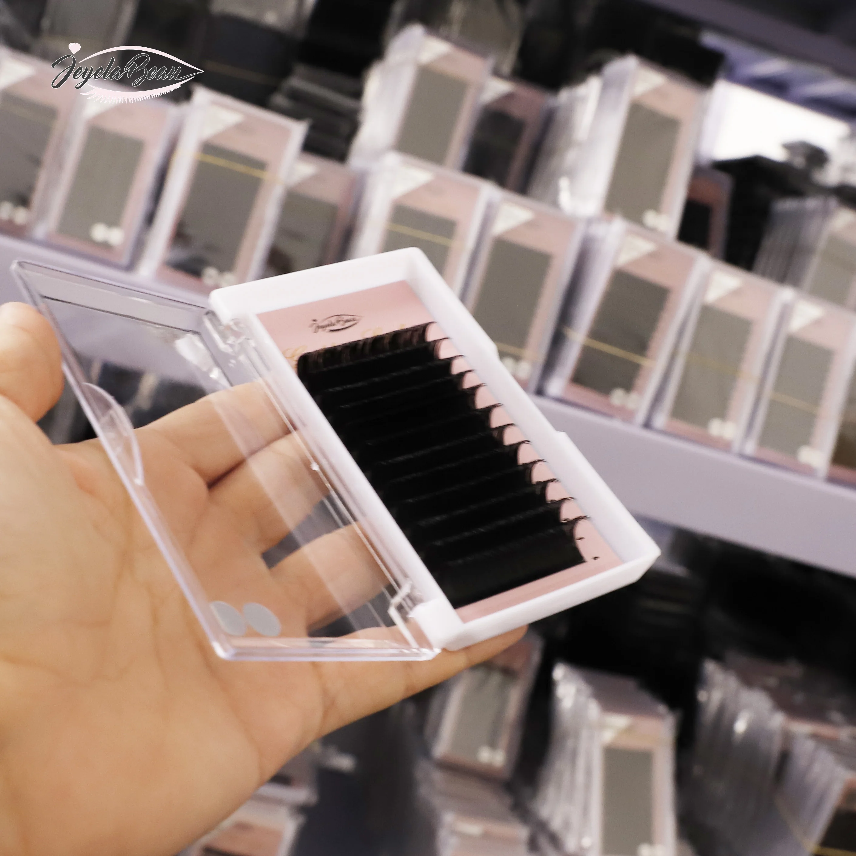 Cheap fake eyelash extensions silk eyelash extension lash extension storage