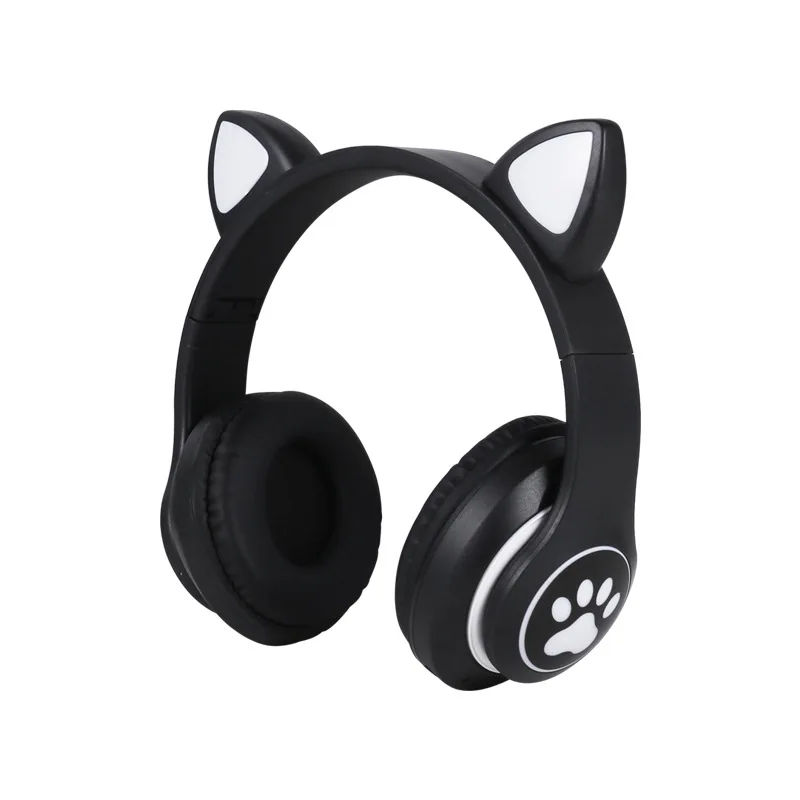 iStapromo Gifts Cat Ear Wireless Headphones Auriculares Fone De Ouvido Wireless Headphone Ear Headset STN28 PRO Cute for Girls