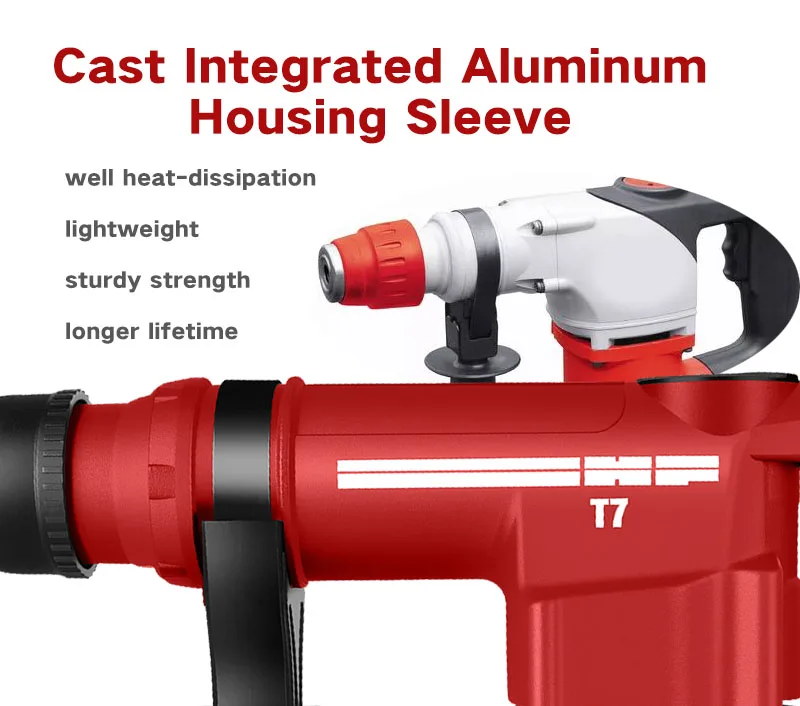 T7 bosh 5kg demolition hammer breaker 220V 1180W demolition hammer bits