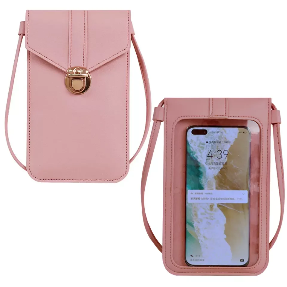 Wholesale Cheap Lightweight Mini Touch Screen Cellphone Shoulder Bag Card Holder Wallet Purse