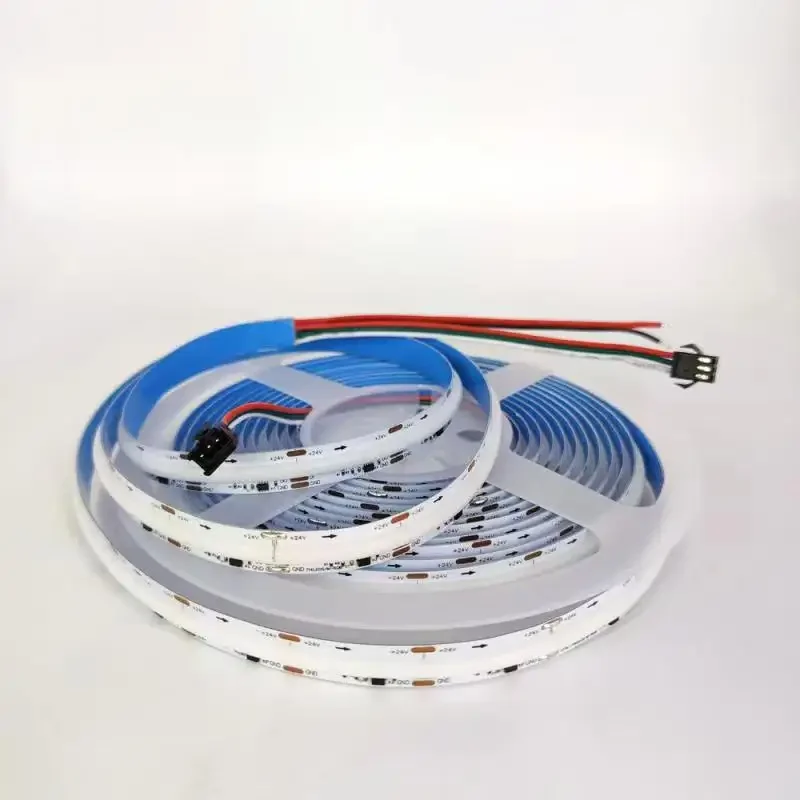 High Brightness cob 24 Volts 576 720 leds COB RGB IC Addressable magic pixel 720led RGBIC fcob streifen led strip lights