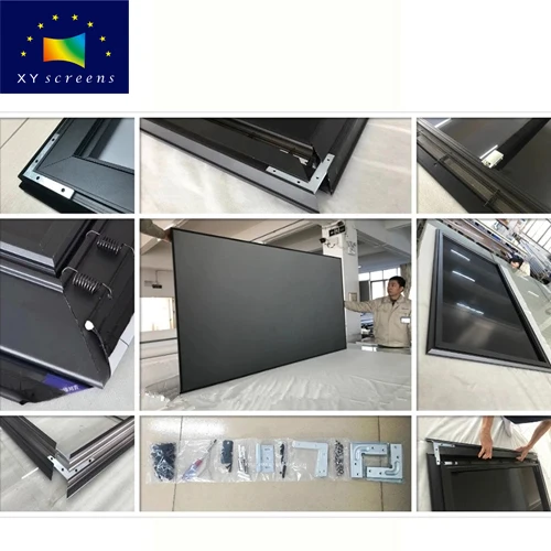 Xyscreen 110 дюймов 16:9 соотношение для домашних животных с украшением в виде кристаллов дневного света ALR проектор экран Ultra Short