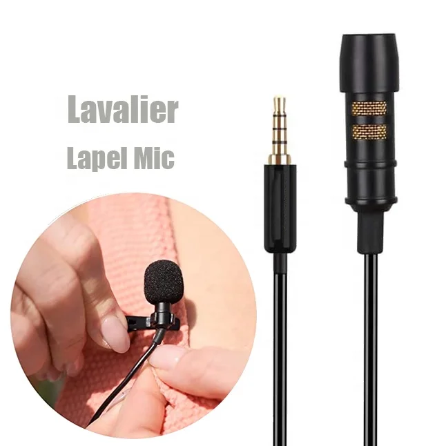  SM-HT 3 5 мм для Live оборудование смартфон Mic записи телефонных разговоров с лацканами камера петличный микрофон