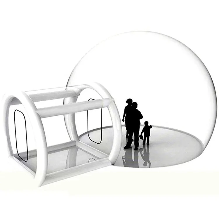 Outdoor Commercial Giant Transparent Inflatable Clear Domes Inflatable Bubble Tent House For Camping Wedding Party