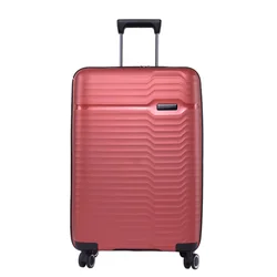 Taizhou 8 wheels 2021 New fashion rose red trolley suitcase no broken maleta de viaje travel luggage
