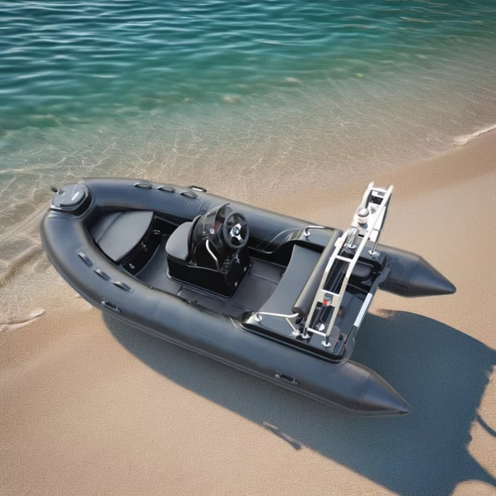 RIB 390 PVC/Hypalon/Orca Fiberglass Hull Inflatable Recreational Boat