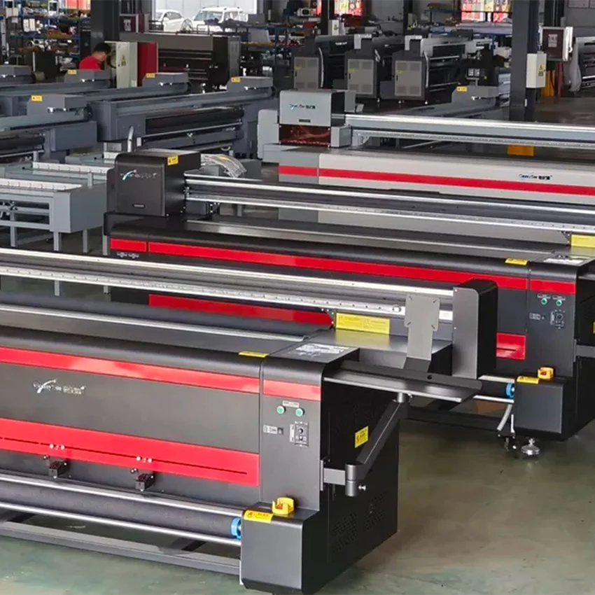 2.1m Textile Printing Machine Flag Making Machine High Quality Digital Fabric Sublimation Printer With 4 I3200 Headprints