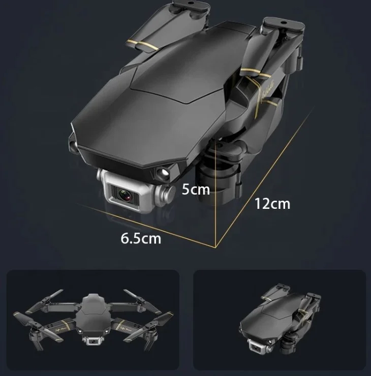 Wi-Fi FPV Дрон 4K Профессиональный складной Дрон камера 1080p с HD камерой VS E58 JY019 S168 Mini