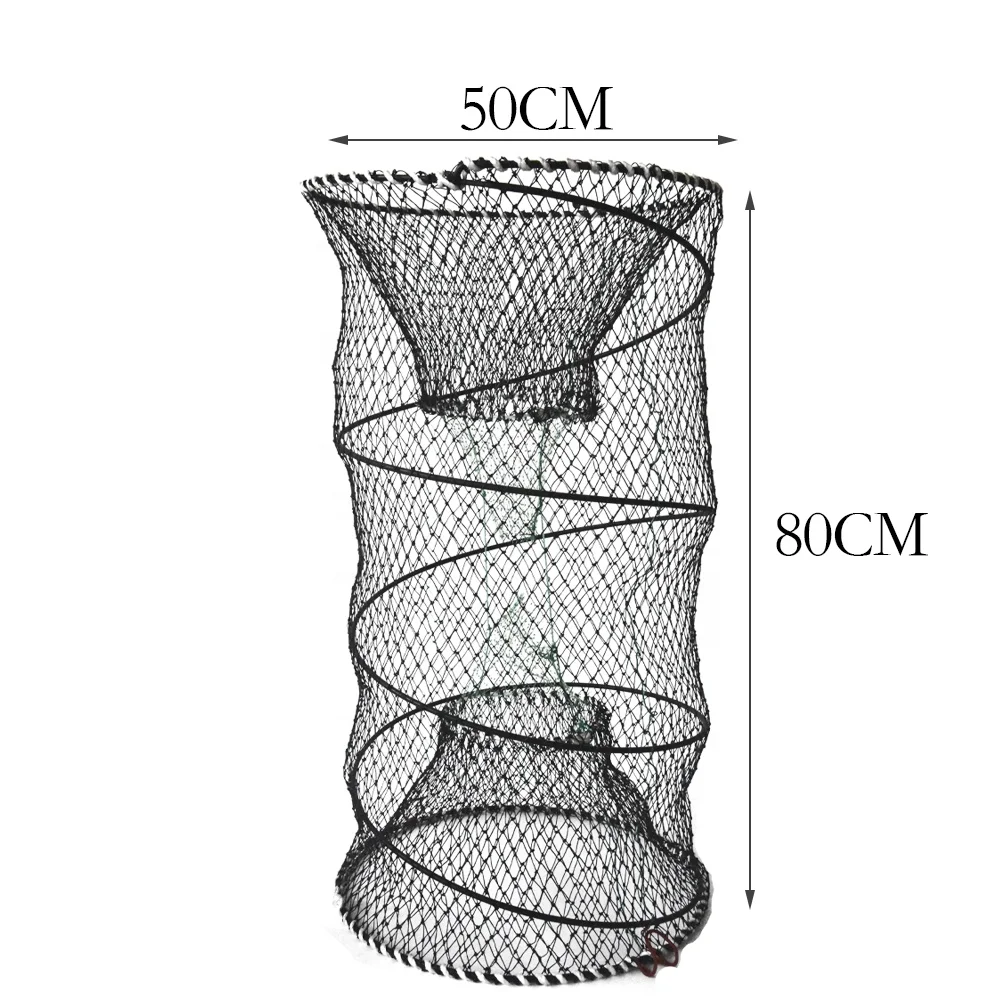 Baitting Cage & Fishing Trap Crab Fish Crawdad Shrimp Minnow Fishing Bait Trap Copper Spring Shoal Netting Fishi