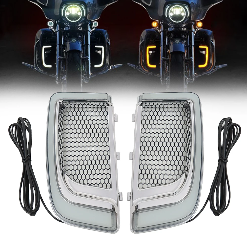 Новейшая решетка со светодиодной подсветкой для Road Glide Street Electra Ultra Limited