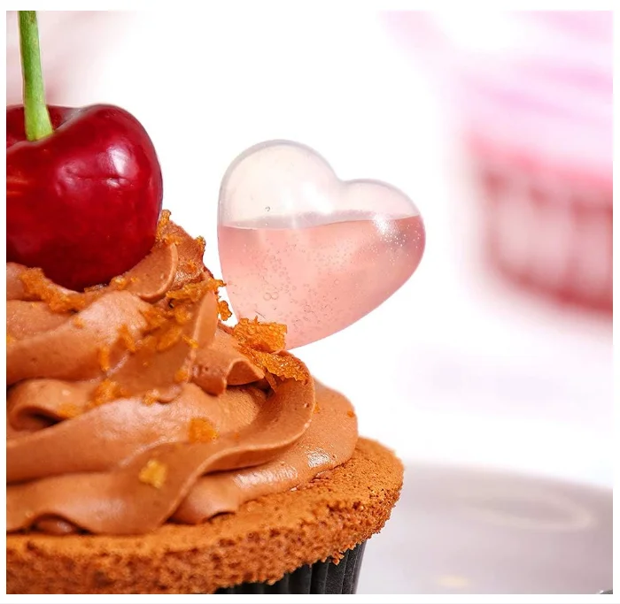 Cupcakes Pipettes 4ml Clear Plastic Transfer Liquid Dropper Pipettes Suitable for Chocolate or Strawberries Cupcakes Ice Cream