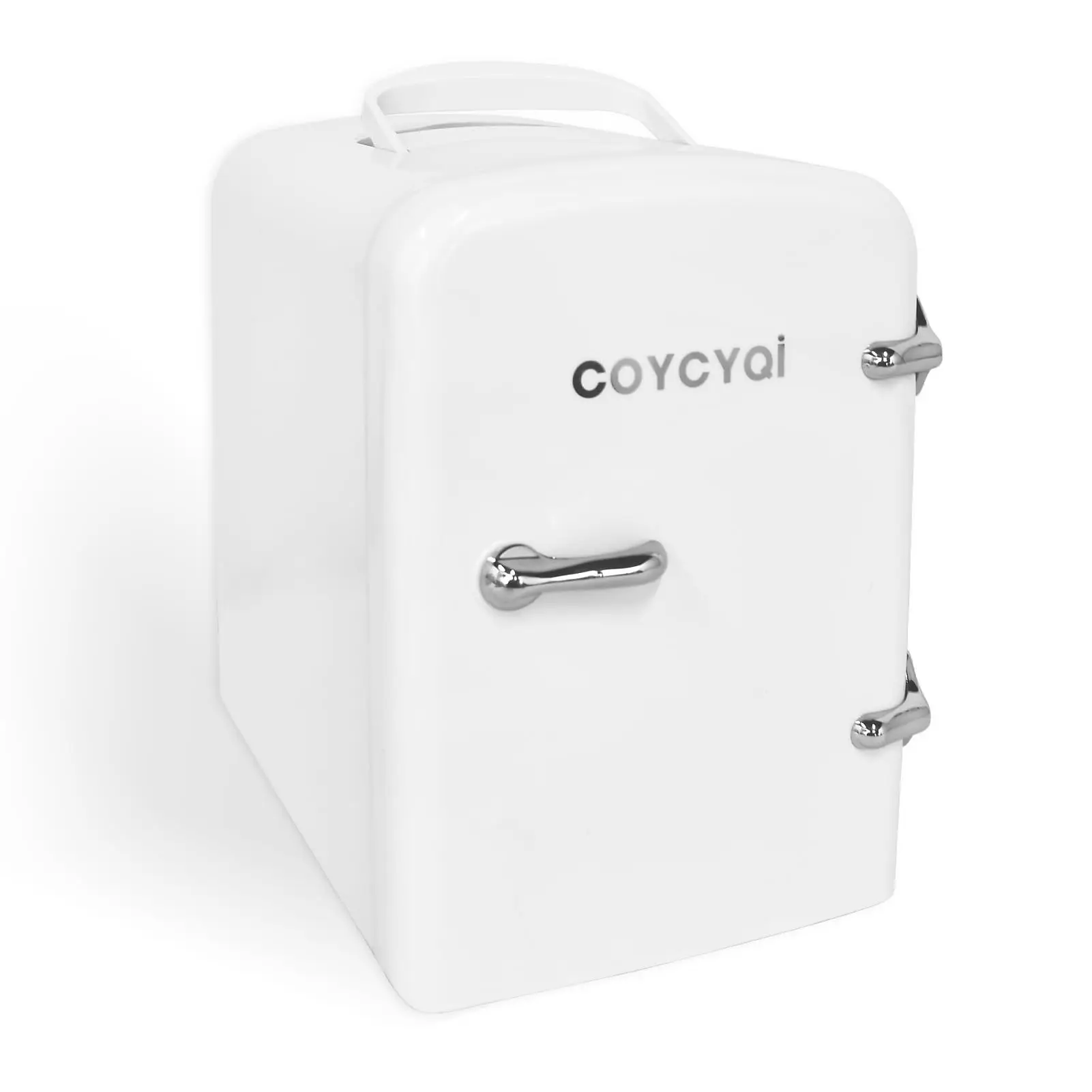 mini fridge 4 L /6 can electric cooler and heater for food, beverage, skin care and cosmetics -