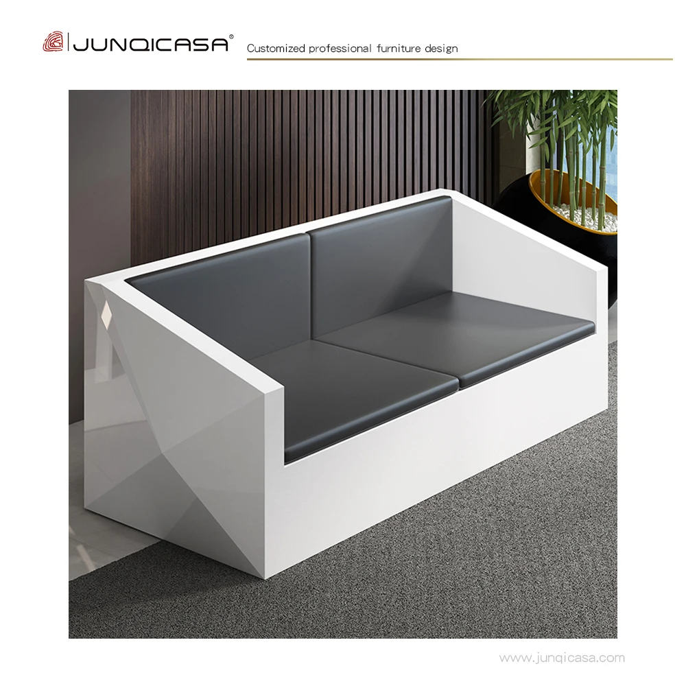 Modern Villa Sofa Latest Design Luxury Couch Home Living Room office reception sofas 2 3 Seater indoor leather Sofa