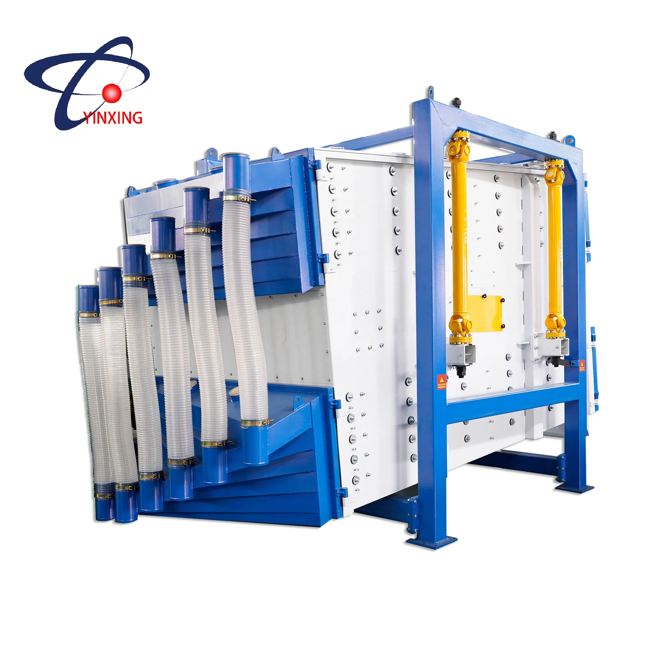 Petroleum Coke Gyratory Filter Screening Machine/Rubber Powder Plastic Granule Square Swing Sieve