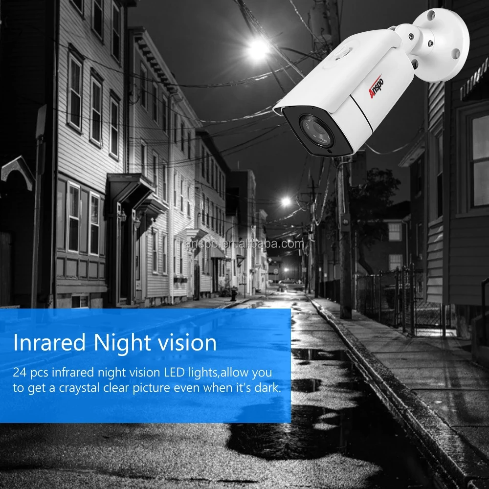 5MP IP camera  H.265 8CH IP POE NVR kit P2P cctv surveillance system AI Face recognition camera POE CCTV Security camera