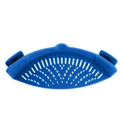 Hot Sale Kitchen Pot Bowl Colander Clip On Strainers Household Tool Silicone Sink Food Strainer for Pasta And Vegetables