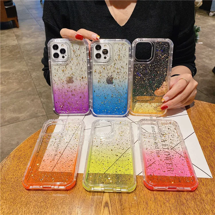  Популярный на Amazon GSCASE 3 в 1 резиновый законченный блестящий чехол для Iphone Xs Pro Max 12