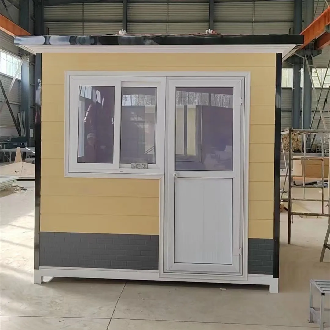 Индивидуальный небольшой сборный дом для охранной комнаты дизайн дома охранника